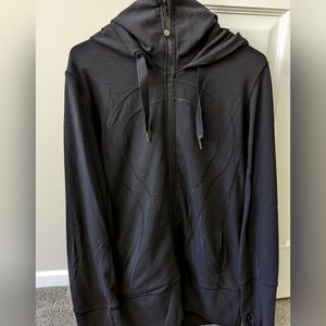 Lululemon Full Zip Hoodie Black - Size 12
